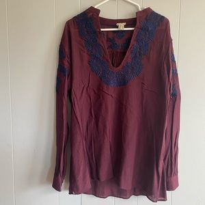 Long sleeve blouse